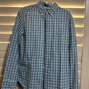 Blue Checkered Men's Shirt